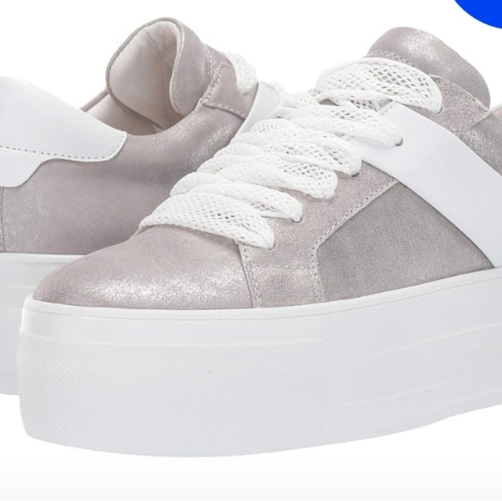 Kennel & Schmenger Platform Metallic Sneakers
